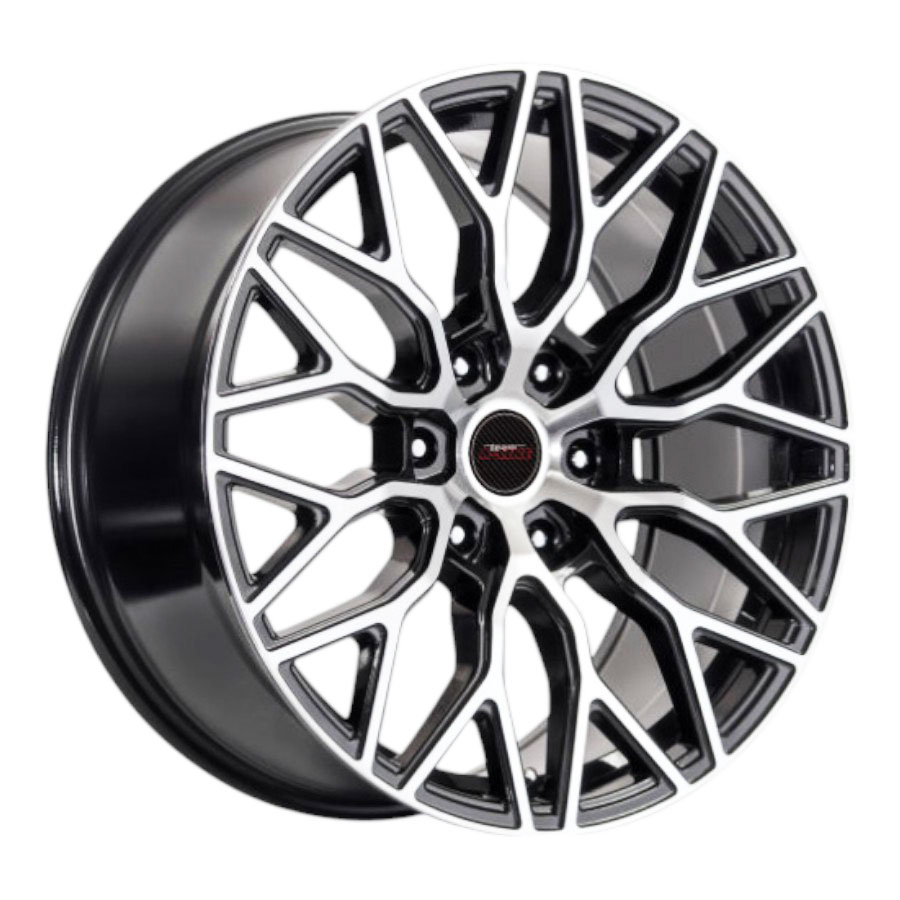 17″ A-Line Scar 5/112 Black Machine Face Alloy Wheels