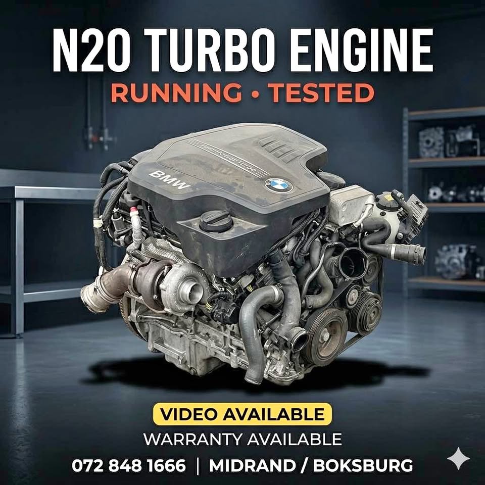 BMW F30 320i N20 Complete Engine Block + Head + Sump (Running Engine) - Private Seller BMW F30 320i N20 Complete Engine Block + Head + Sump (Running Engine) - Private Seller