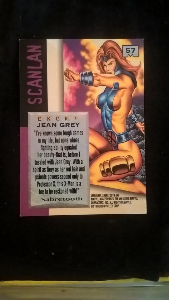 1995 Marvel Masterpieces Jean Grey - Emotion Signature Series!