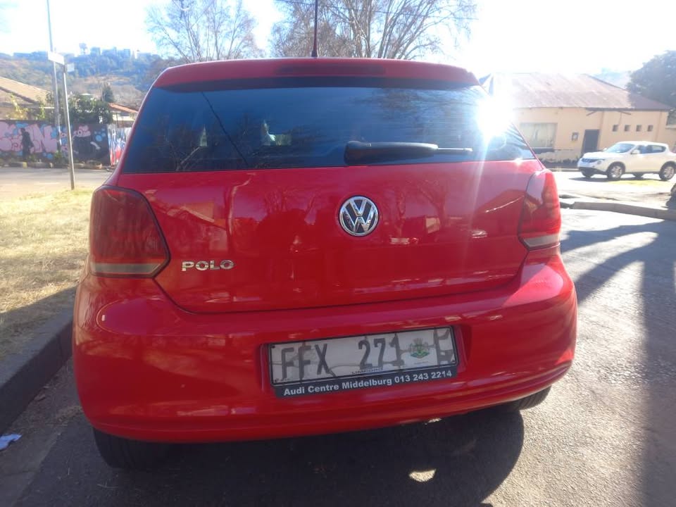 2014 VW Polo 6 Hatchback Comfortline 1.4 Petrol, Manual, Red, Leather seat