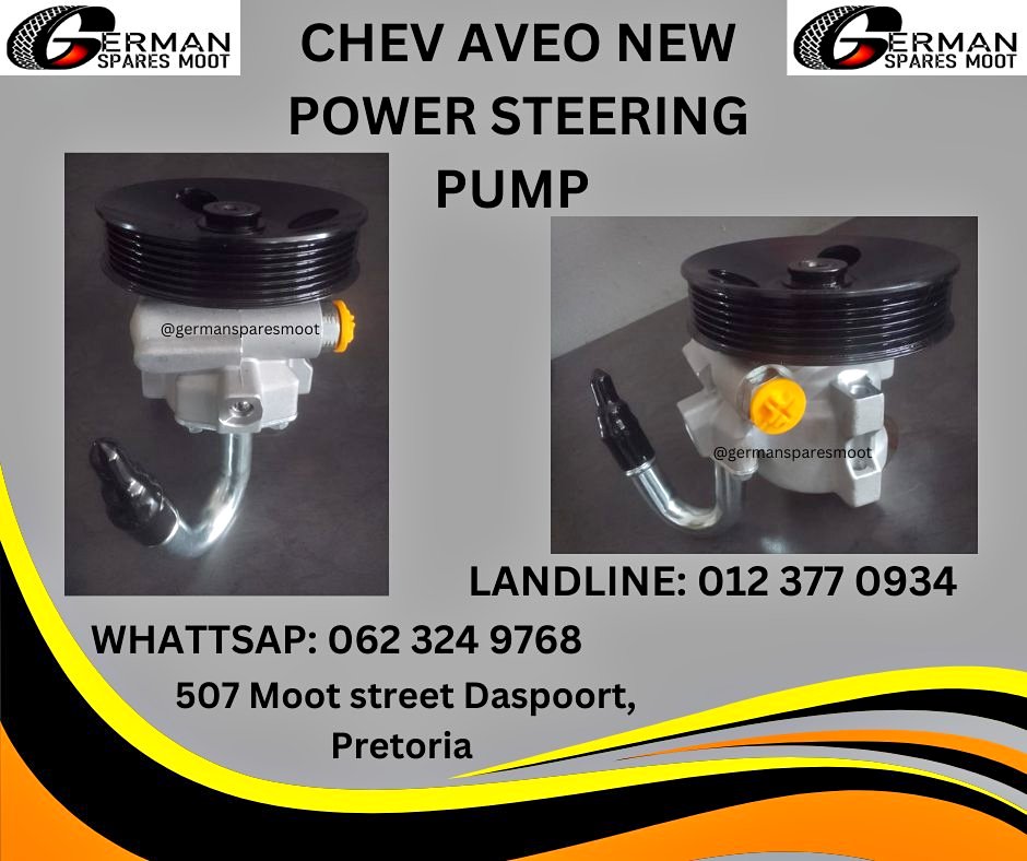 Chev Aveo New Power Steering Pump Chev Aveo New Power Steering Pump