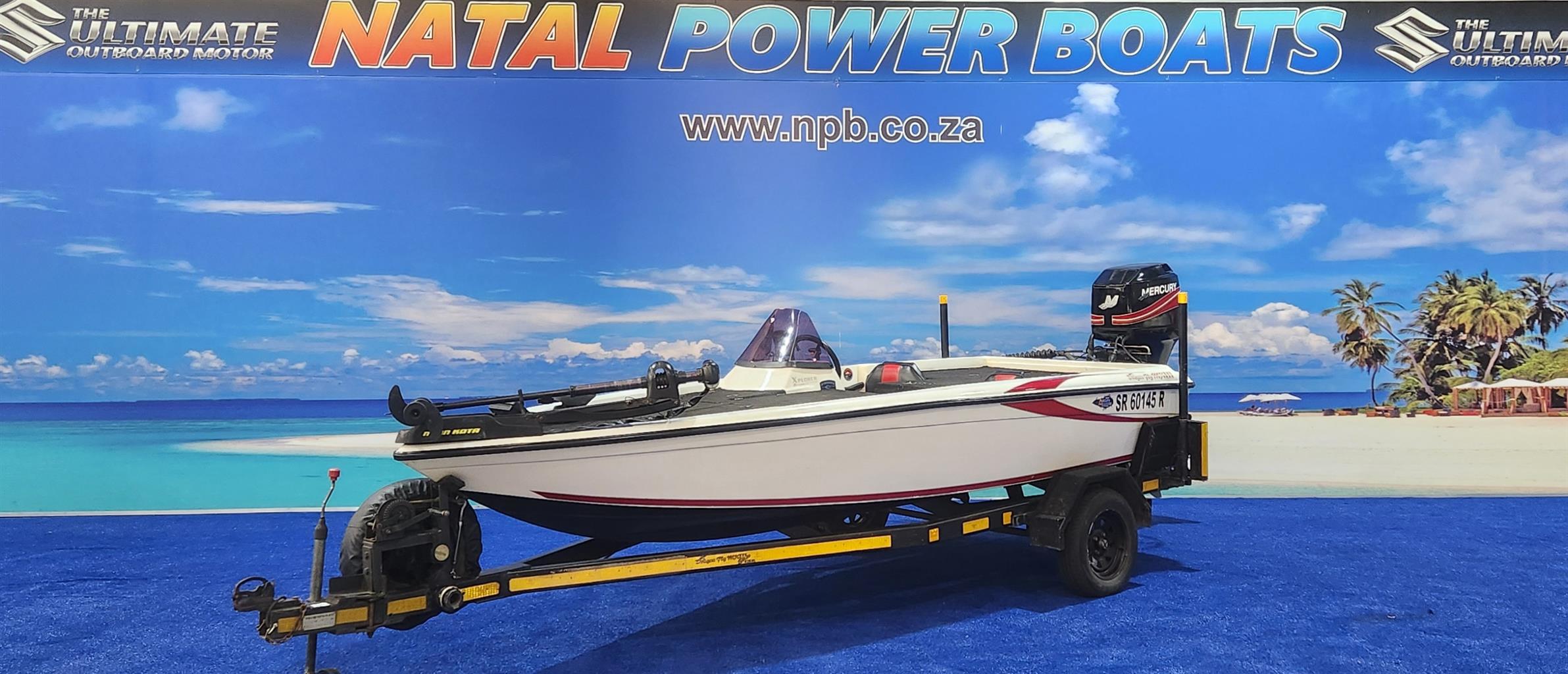 DRAGON FLY 15 FT ON TRAILER 90 HP MERCURY 2 STROKE