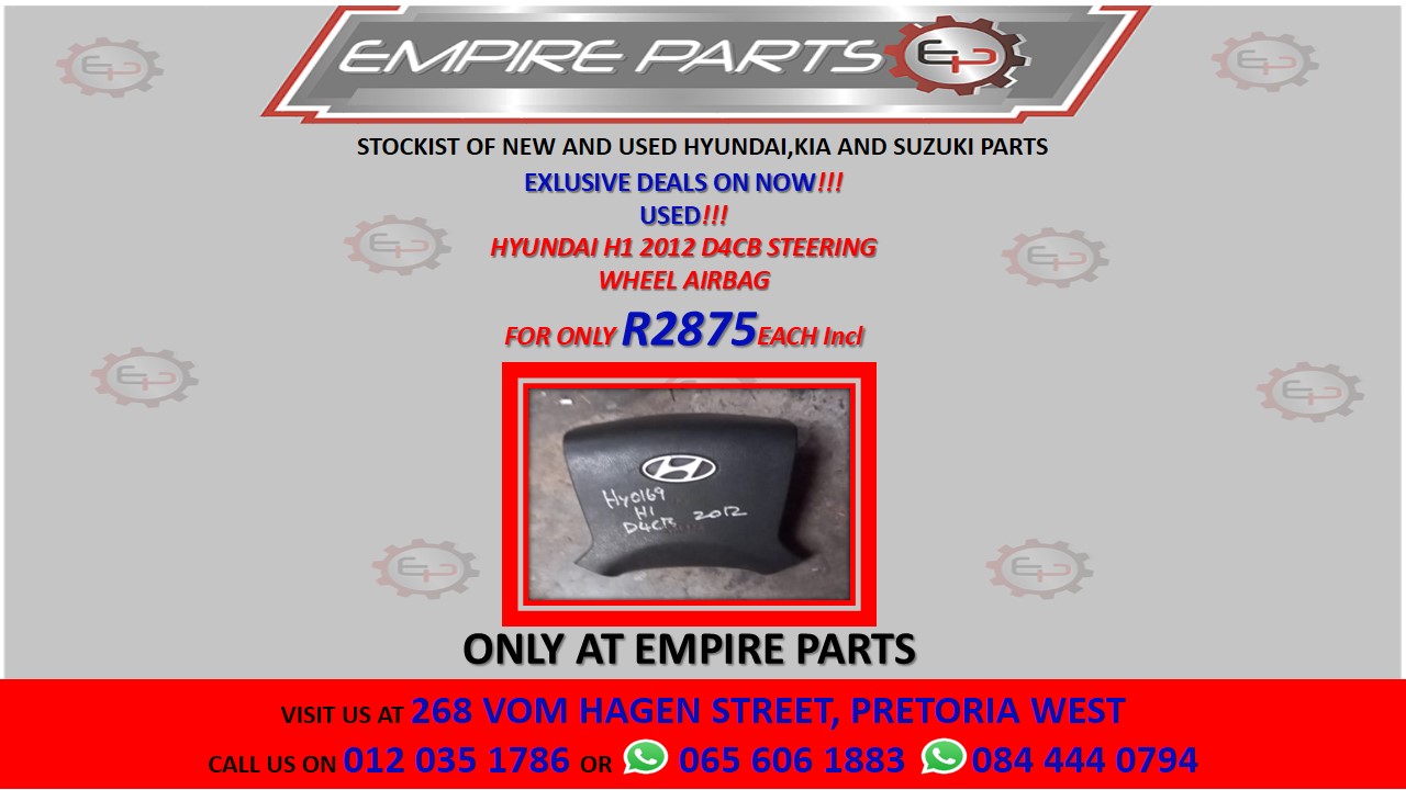 HYUNDAI H1 2012 D4CB STEERING WHEEL AIRBAG - Private Seller HYUNDAI H1 2012 D4CB STEERING WHEEL AIRBAG - Private Seller