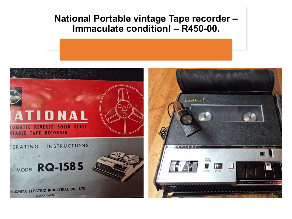 Tape Recorder – Vintage Tape Recorder – Vintage