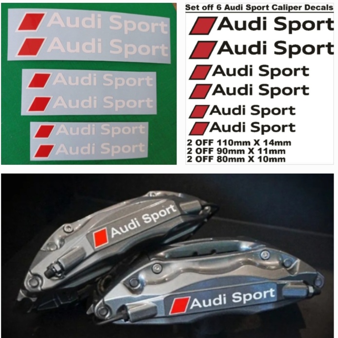 Audi Sport brake caliper stickers decals sets - Private Seller Audi Sport brake caliper stickers decals sets - Private Seller