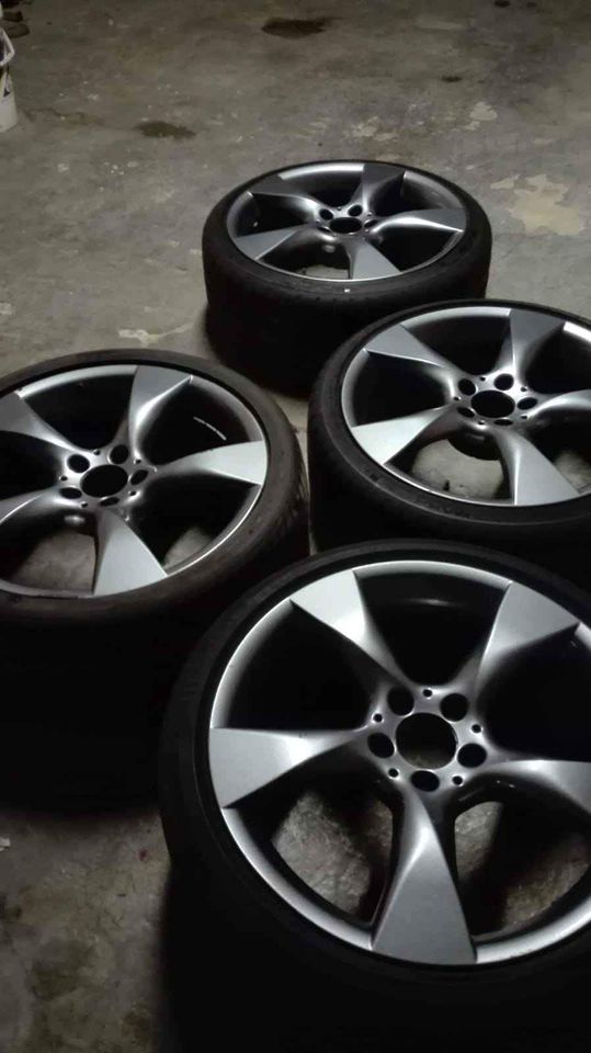 19-In Rims & tires for sale. Fits on Merc, BMW & Audi - Private Seller