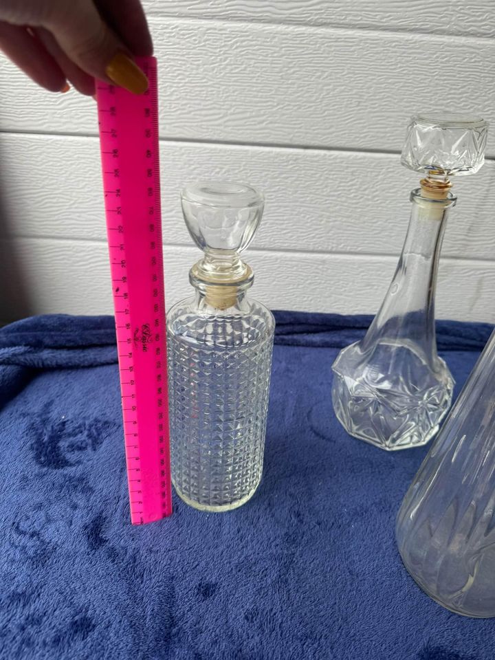 Glasses decanters various