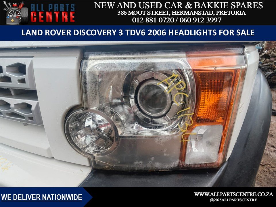 2006 Land Rover Discovery 3 TDV6 headlights - for sale - Private Seller