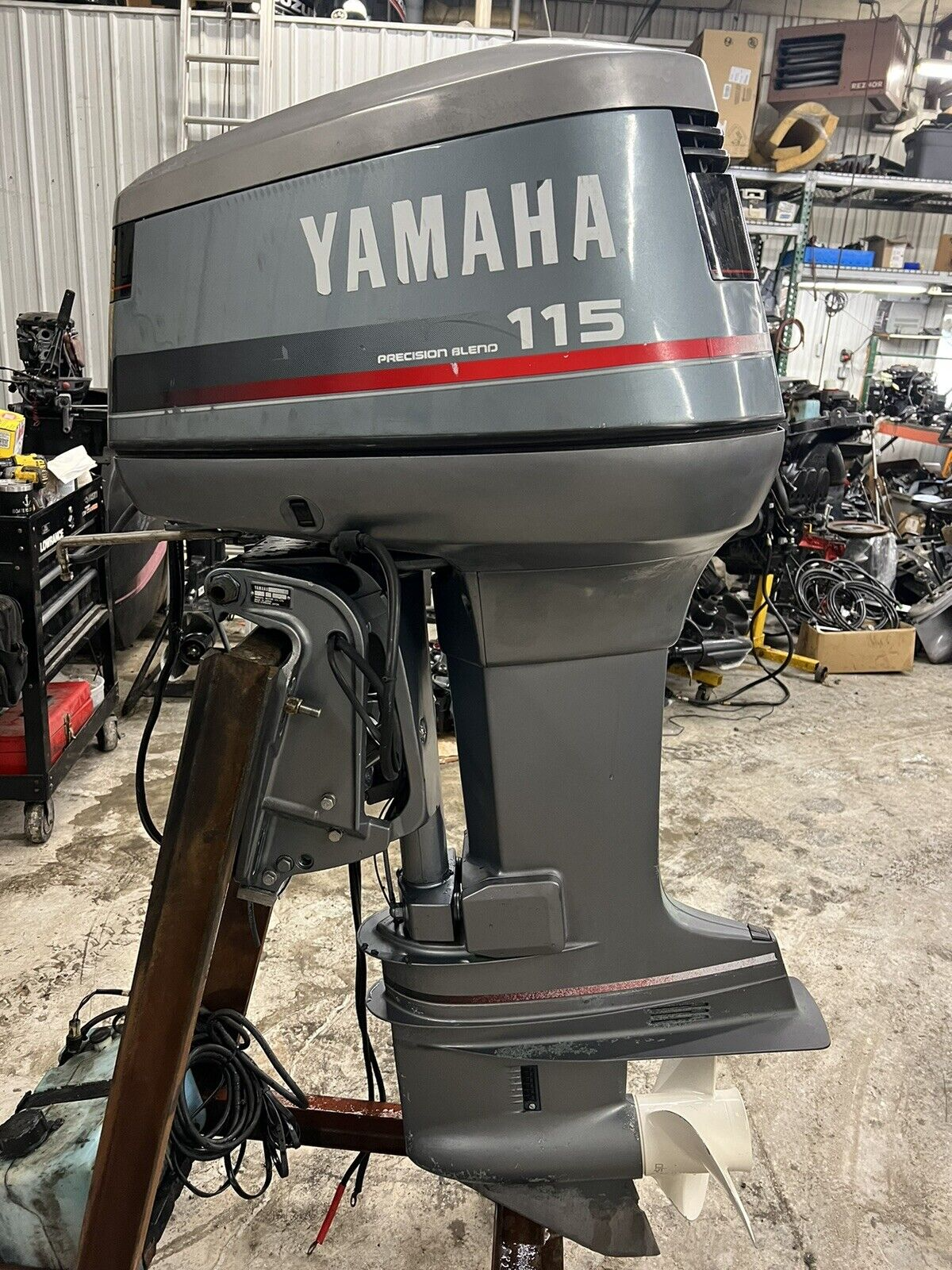 1992 Yamaha 115 Two Stroke Xl Shaft 25" Trim/tilt Remote Electric Freshwater 1992 Yamaha 115 Two Stroke Xl Shaft 25" Trim/tilt Remote Electric Freshwater