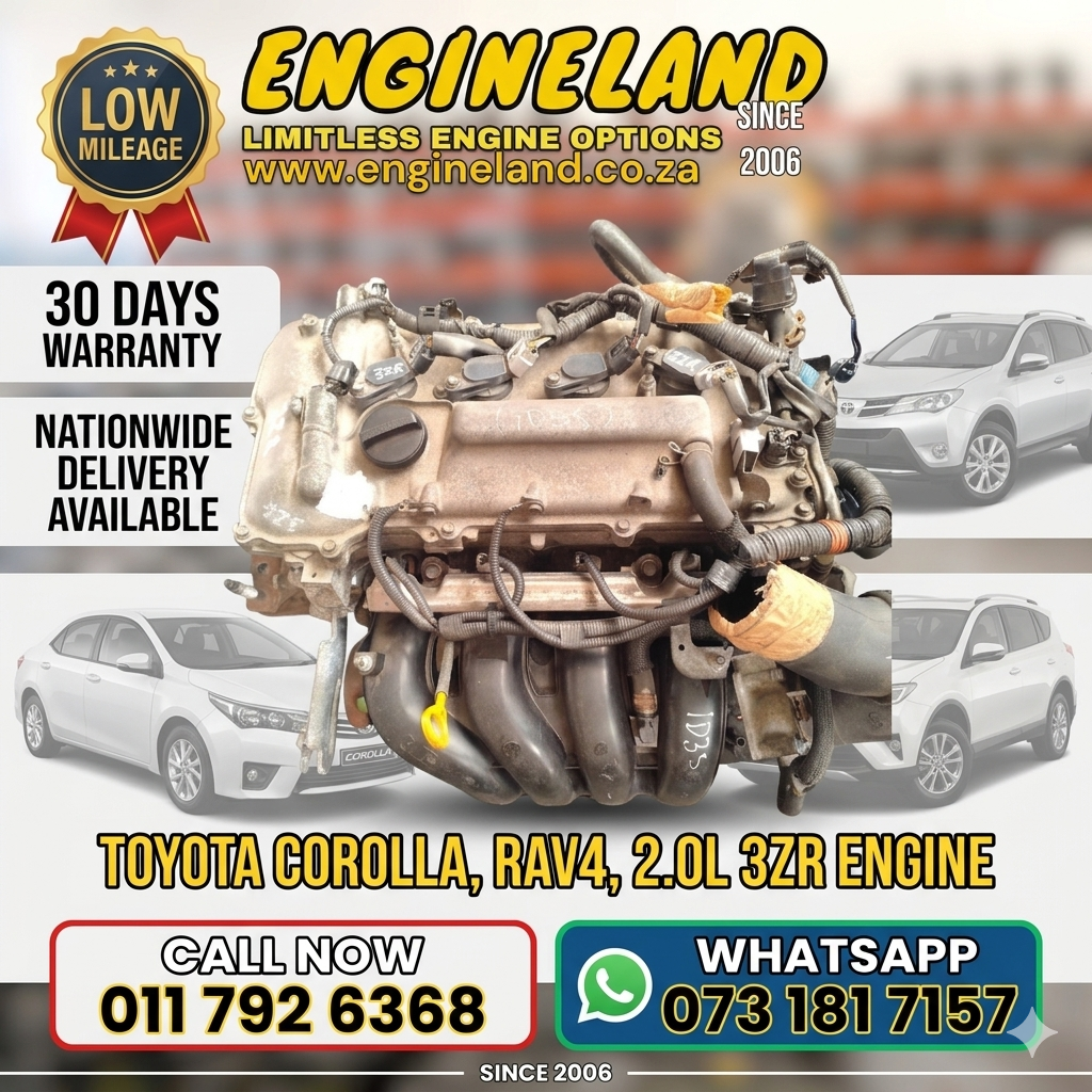 Toyota Corolla, Rav4 2.0L 3ZR engine - Private Seller Toyota Corolla, Rav4 2.0L 3ZR engine - Private Seller