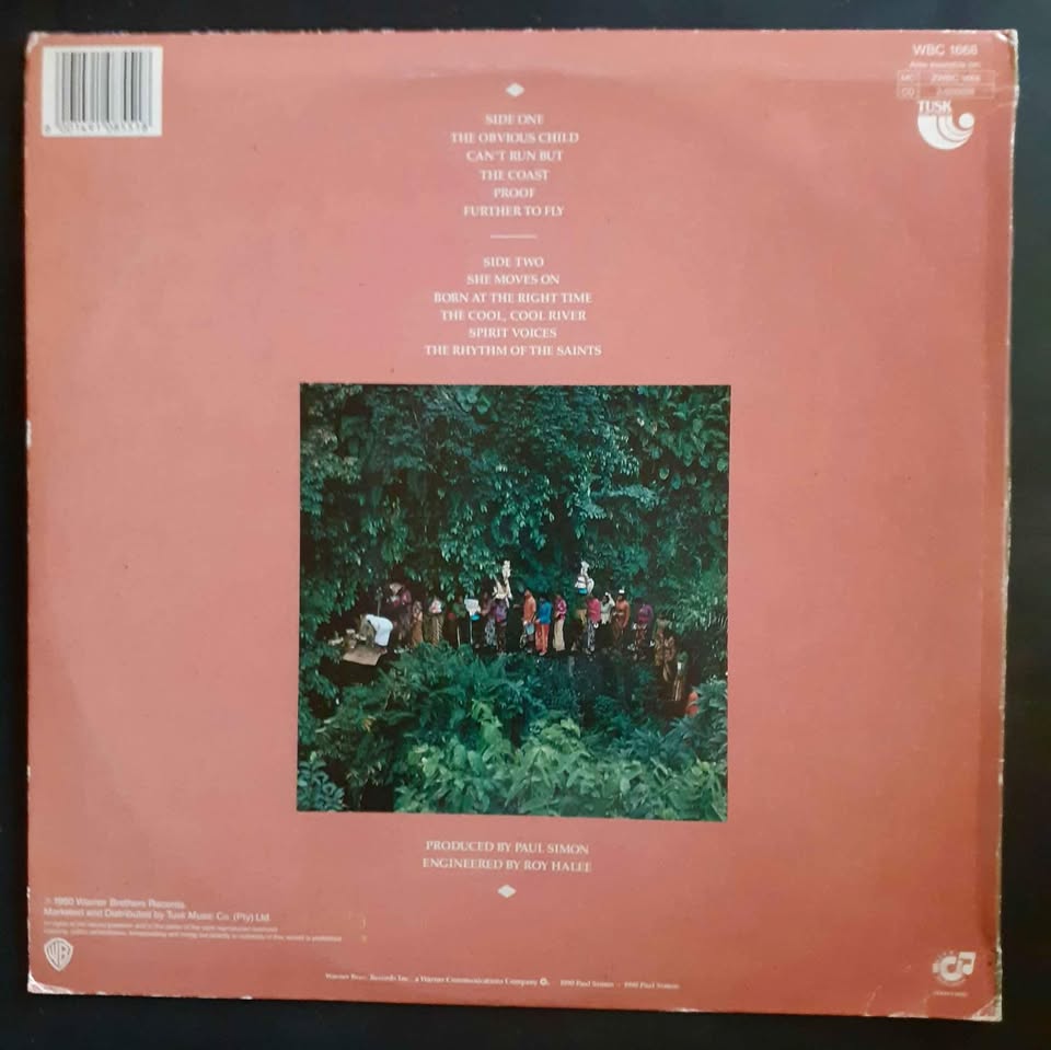 Paul Simon - The Rhythm of The Saints LP Record