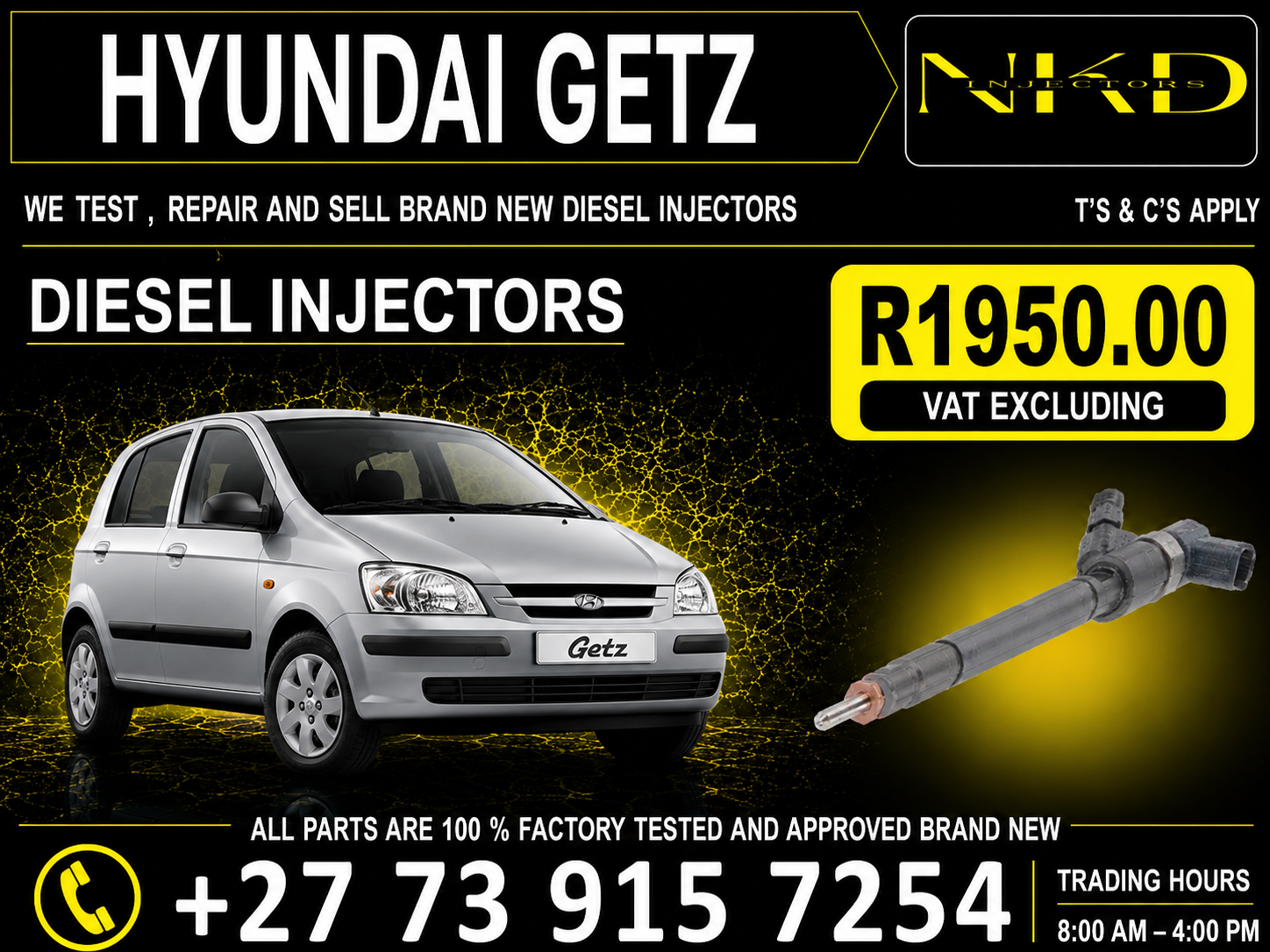 Injectors_For_Hyundai_Getz - Private Seller Injectors_For_Hyundai_Getz - Private Seller