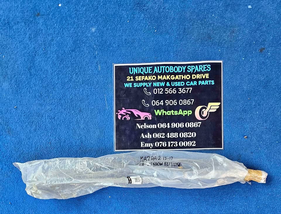 Mazda 2 Left Rear Window Rubber