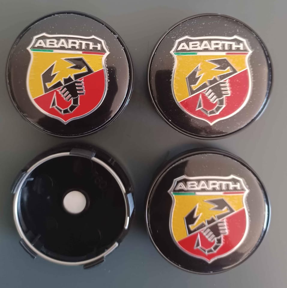 Fiat Arbarth 60mm wheel centre caps badges emblems - Private Seller