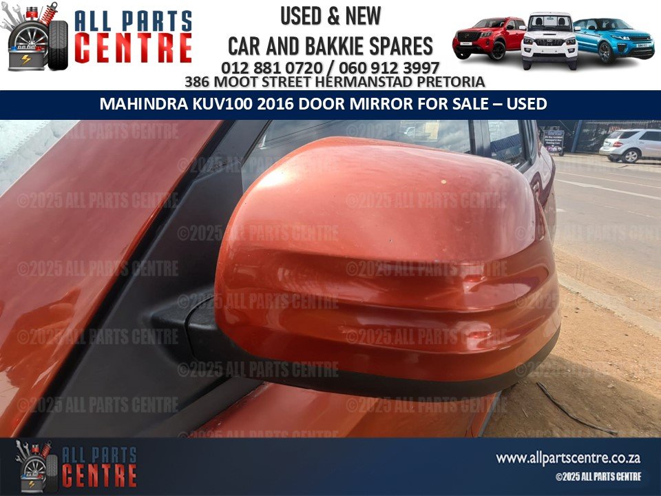 2016 Mahindra KUV100 door mirrors for sale – used - Private Seller