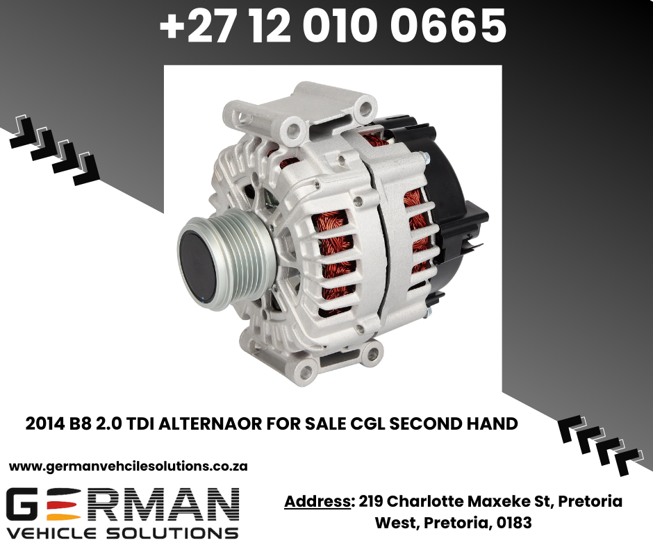 2014 b8 2.0 tdi alternator CGL – second hand - Private Seller 2014 b8 2.0 tdi alternator CGL – second hand - Private Seller