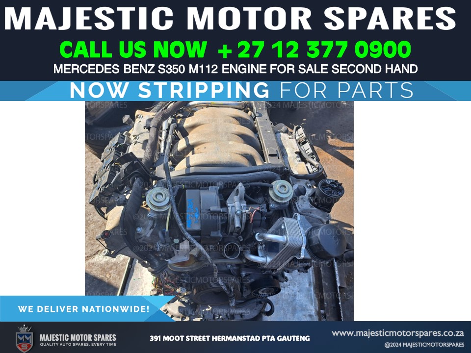 Mercedes Benz S350 M112 Petrol Used Engine second hand - Private Seller Mercedes Benz S350 M112 Petrol Used Engine second hand - Private Seller