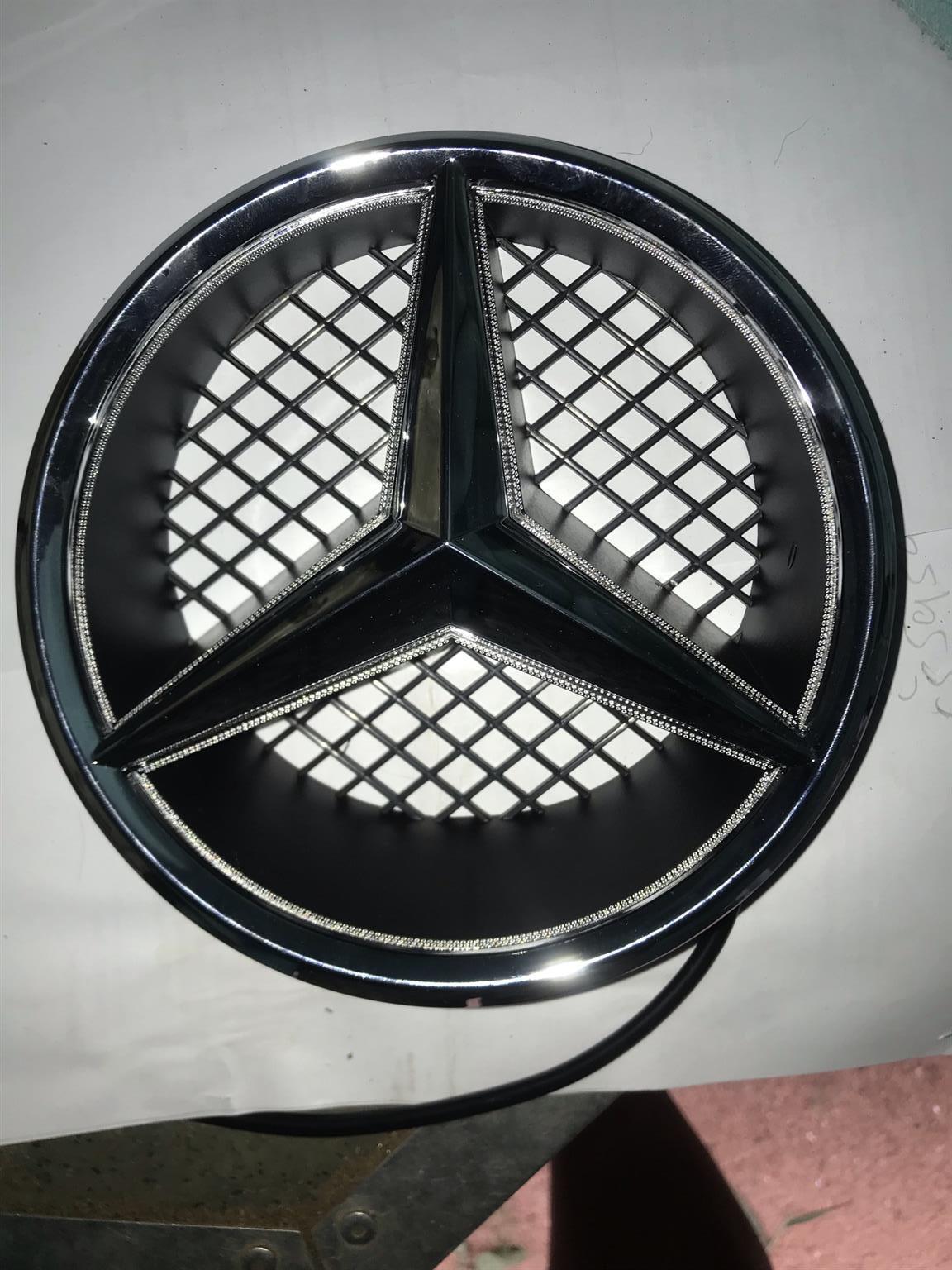 2015-2018 Mercedes Benz Front Black Led Emblems White Light Deep Dish GLC  GLE GLS - Etsy