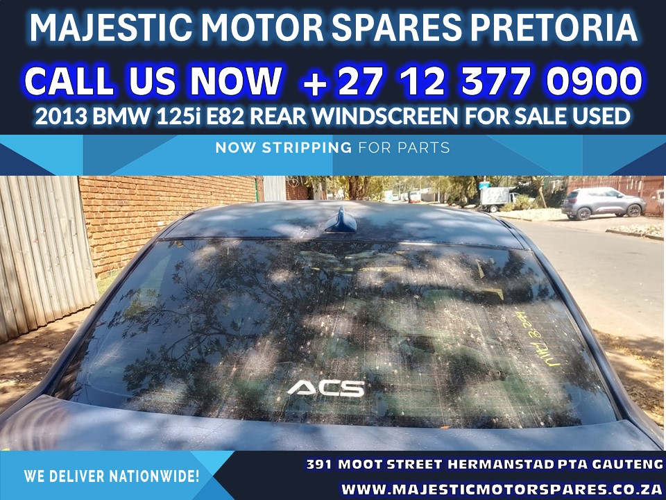 Bmw 125I e82 windscreen rear for sale used - Private Seller