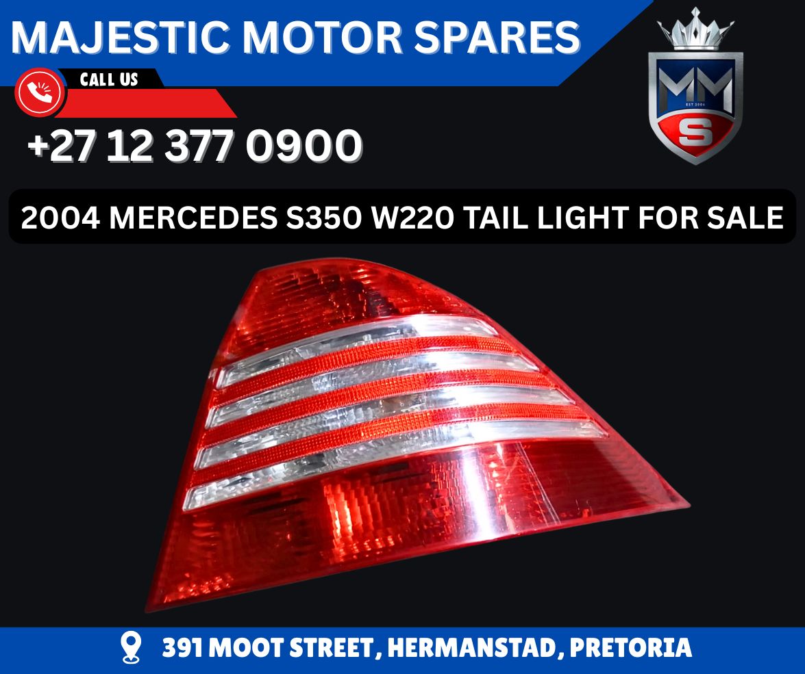 2004 Mercedes Benz S350 W220 Tail light for Sale – Used - Private Seller 2004 Mercedes Benz S350 W220 Tail light for Sale – Used - Private Seller