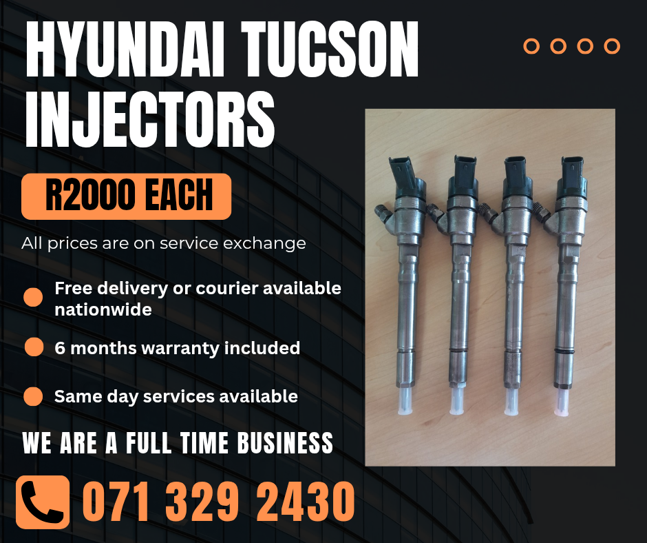HYUNDAI TUCSON DIESEL INJECTORS FOR SALE WITH WARRANTY - Private Seller HYUNDAI TUCSON DIESEL INJECTORS FOR SALE WITH WARRANTY - Private Seller