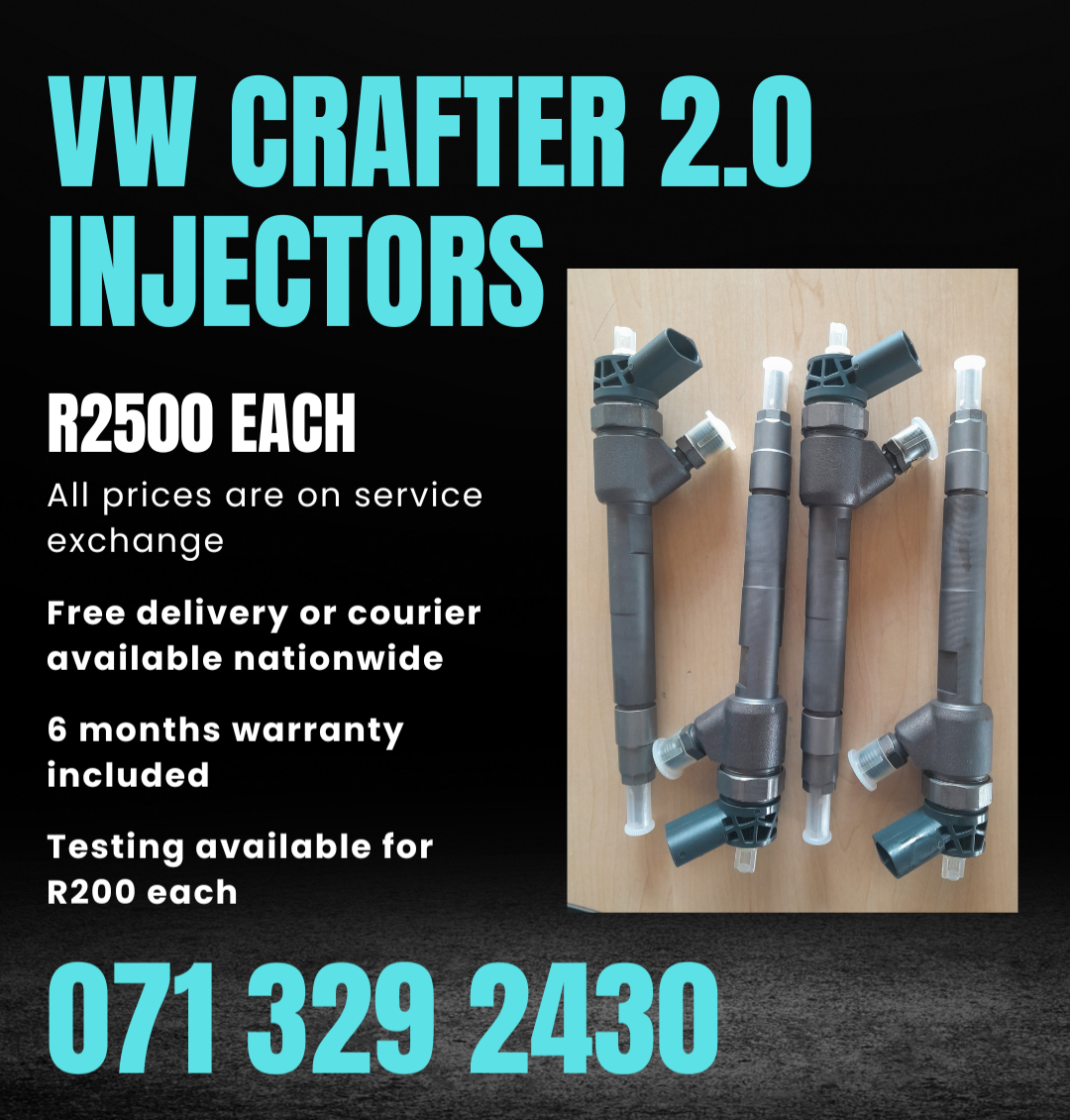 VW CRAFTER 2.0 DIESEL INJECTORS FOR SALE WITH WARRANTY - Private Seller VW CRAFTER 2.0 DIESEL INJECTORS FOR SALE WITH WARRANTY - Private Seller