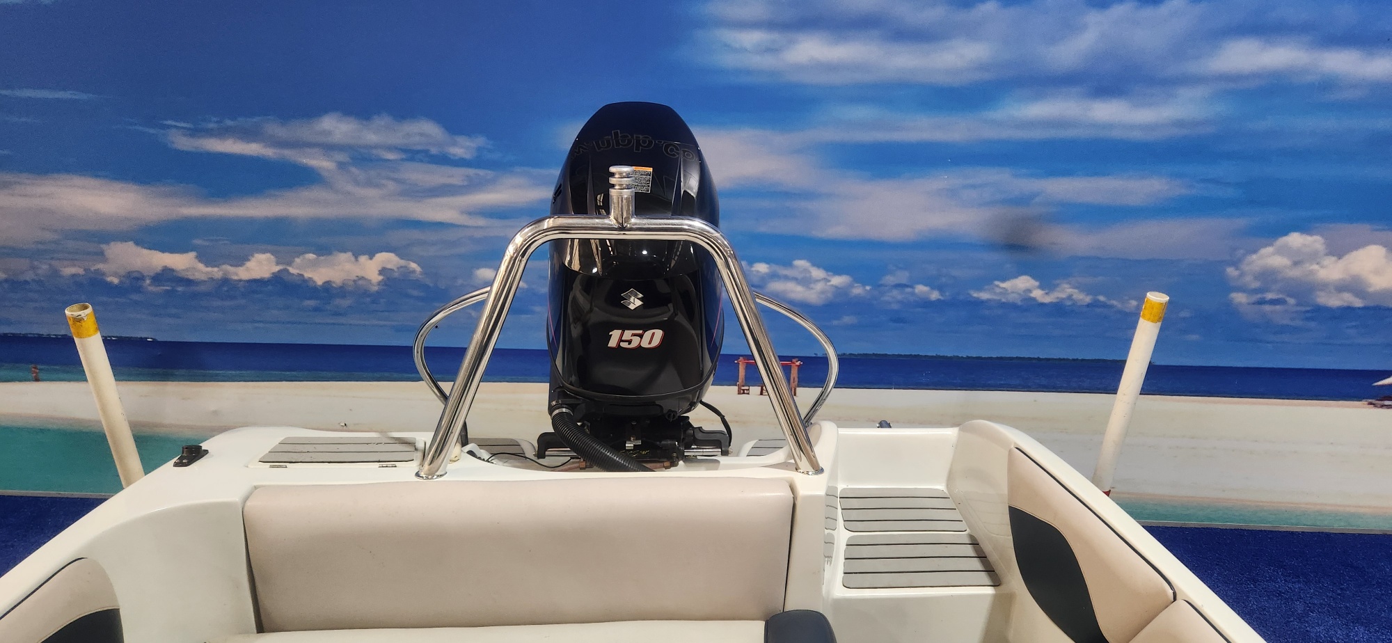 SUNDOWNER 190 ON TRAILER 150 HP SUZUKI 4 STROKE