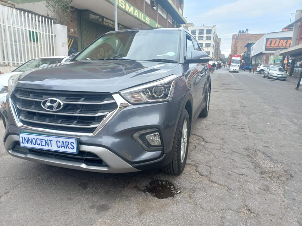 2019 HYUNDAI CRETA 1.6 PETROL, MANUAL TRANSMISSION, GREY COLOUR