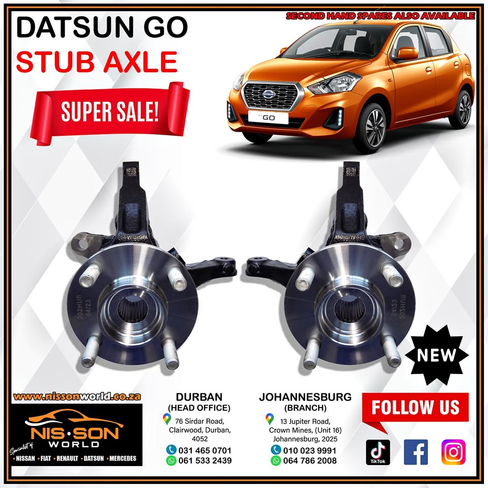 DATSUN GO STUB AXLE - Private Seller