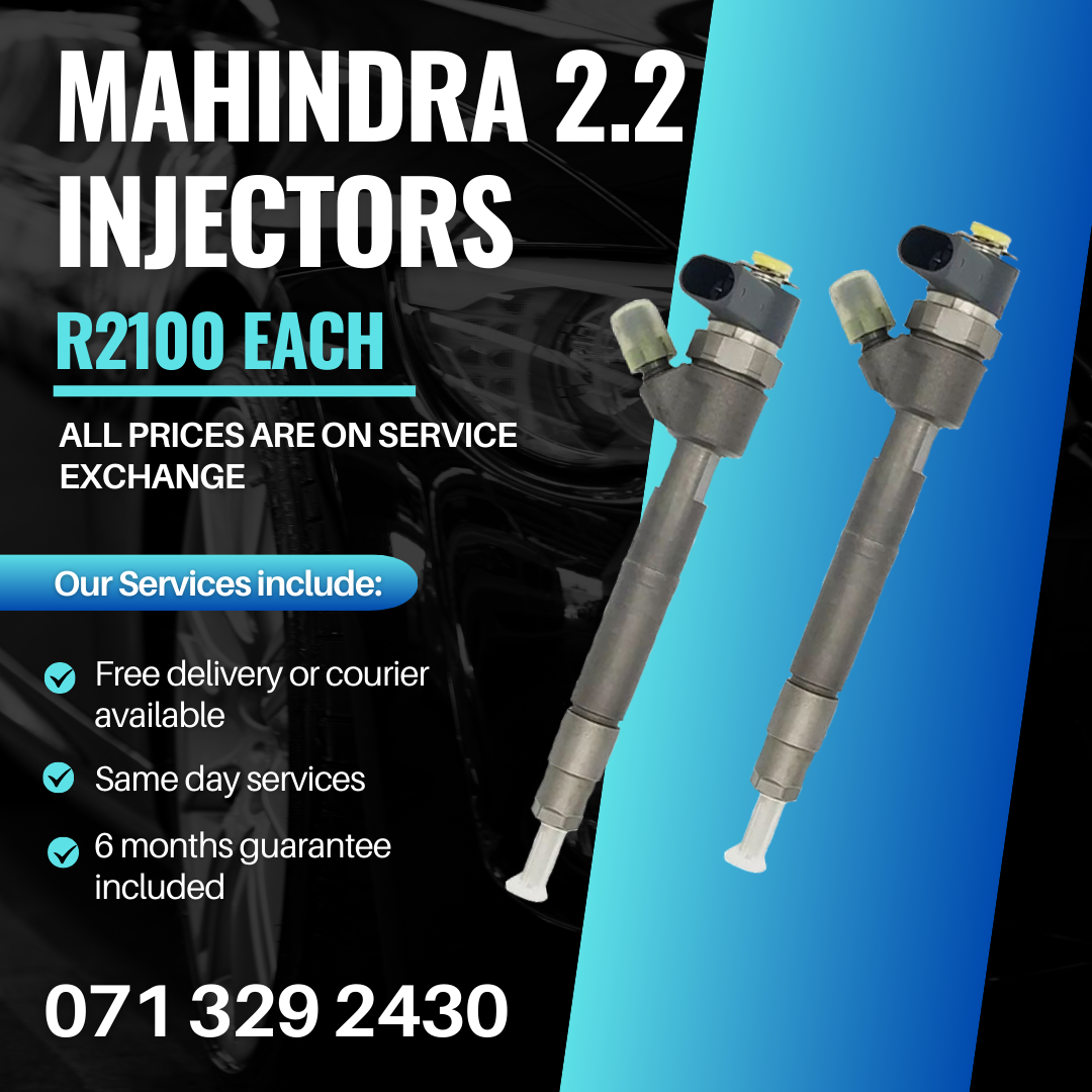 MAHINDRA 2.2 DIESEL INJECTORS FOR SALE WITH WARRANTY - Private Seller