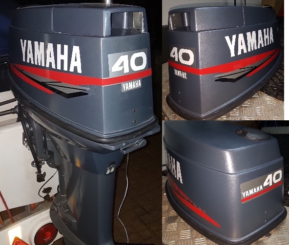 Yamaha two stroke outboard motor cowl stickers decals vinyl cut graphics