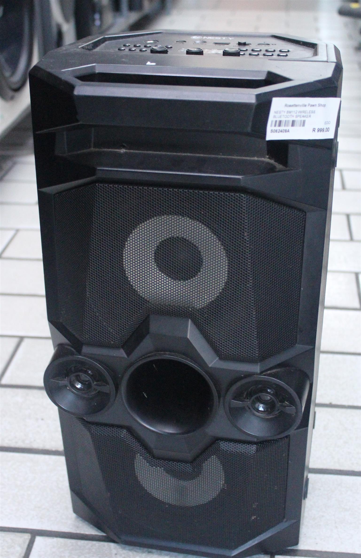 NESTY BM112 WIRELESS BLUETOOTH SPEAKER S062409A NESTY BM112 WIRELESS BLUETOOTH SPEAKER S062409A