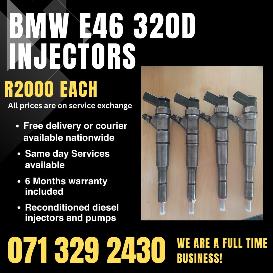 BMW E46 320D INJECTORS FOR SALE WITH WARRANTY - Private Seller BMW E46 320D INJECTORS FOR SALE WITH WARRANTY - Private Seller