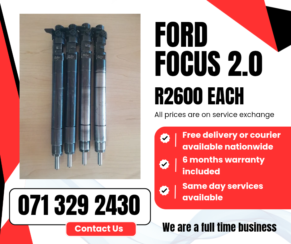 FORD FOCUS 2.0 INJECTORS FOR SALE WITH WARRANTY - Private Seller FORD FOCUS 2.0 INJECTORS FOR SALE WITH WARRANTY - Private Seller