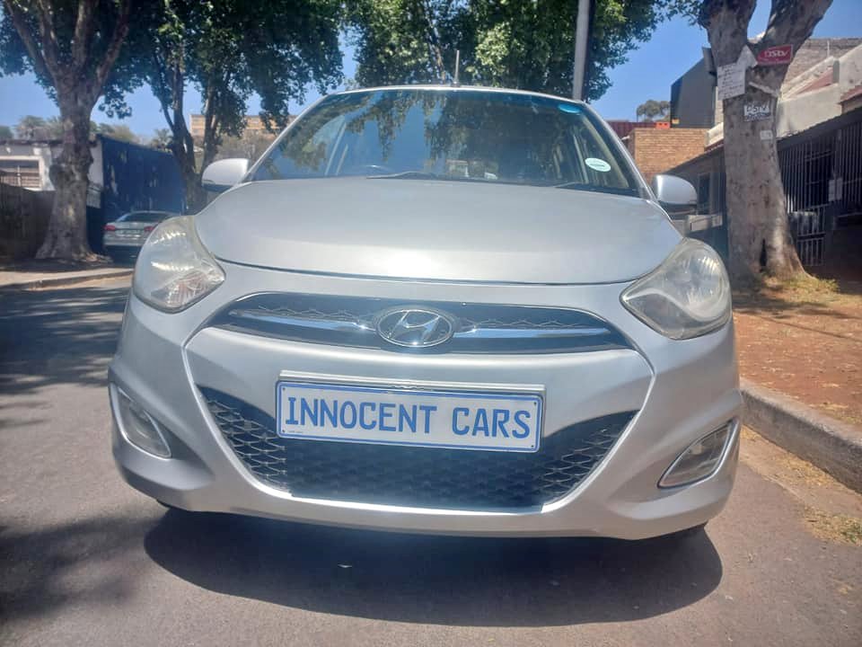 2013 HYUNDAI i10 HATCHBACK 1.1 PETROL, MANUAL, SILVER COLOR, MILEAGE 85000KMS