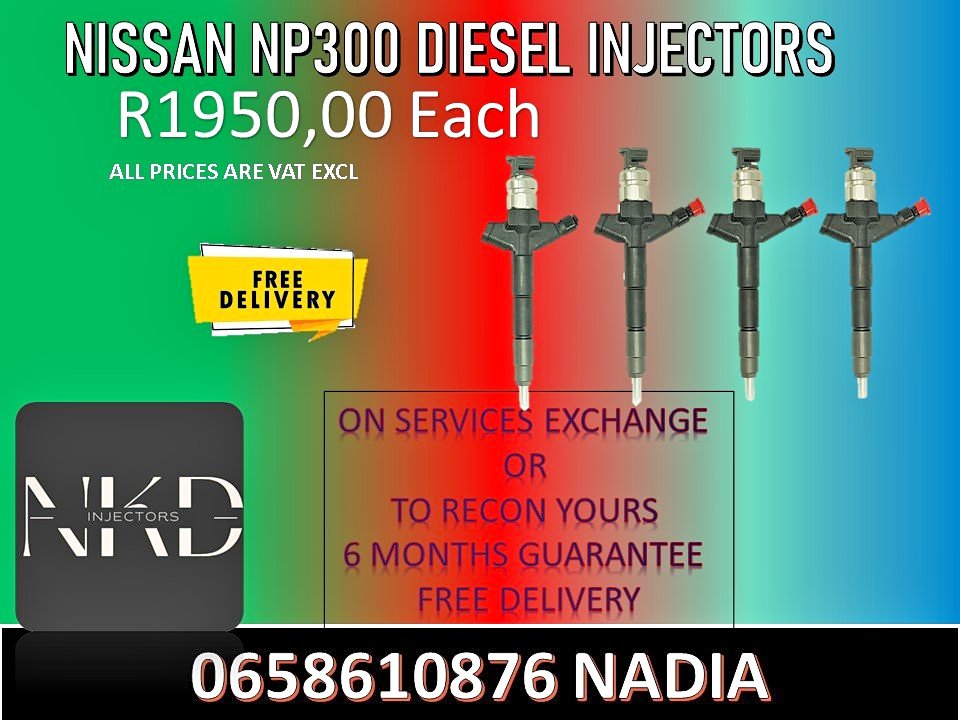NISSAN NP300 DIESEL INJECTORS - WE SELL ON EXCHANGE - Private Seller NISSAN NP300 DIESEL INJECTORS - WE SELL ON EXCHANGE - Private Seller