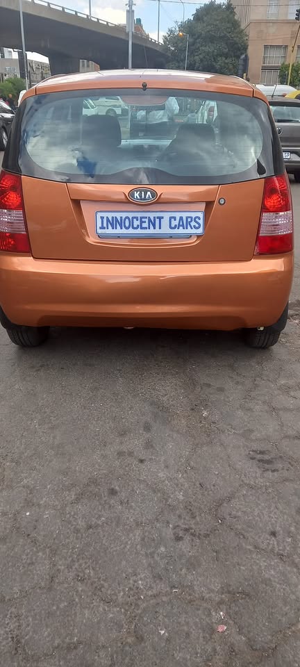 USED 2005 KIA PICANTO 1.1 AUTOMATIC TRANSMISSION, ORANGE COLOUR, MILEAGE 128000KM,