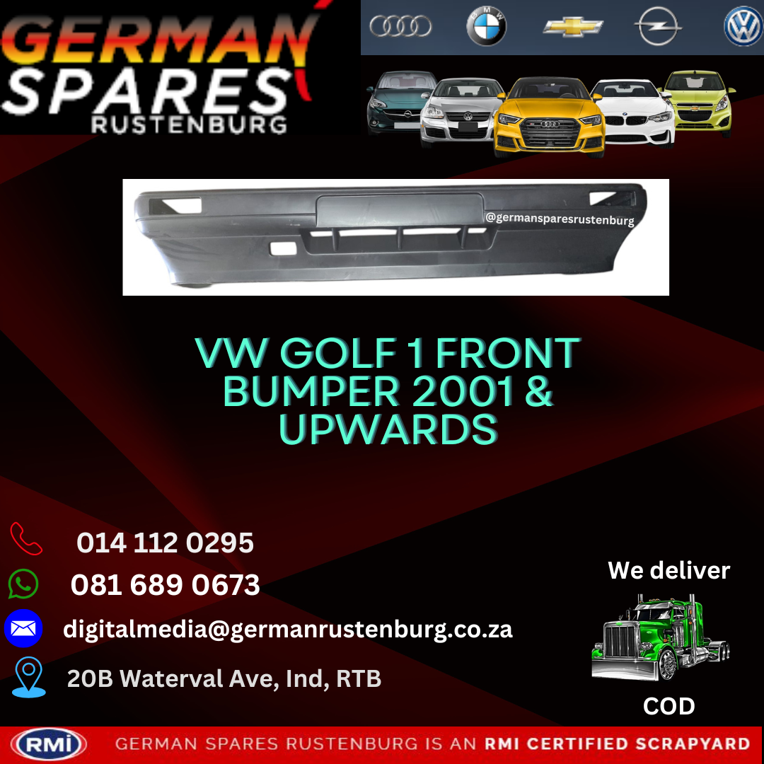 New Vw Golf 1 Front Bumper 2001 & up - Private Seller New Vw Golf 1 Front Bumper 2001 & up - Private Seller