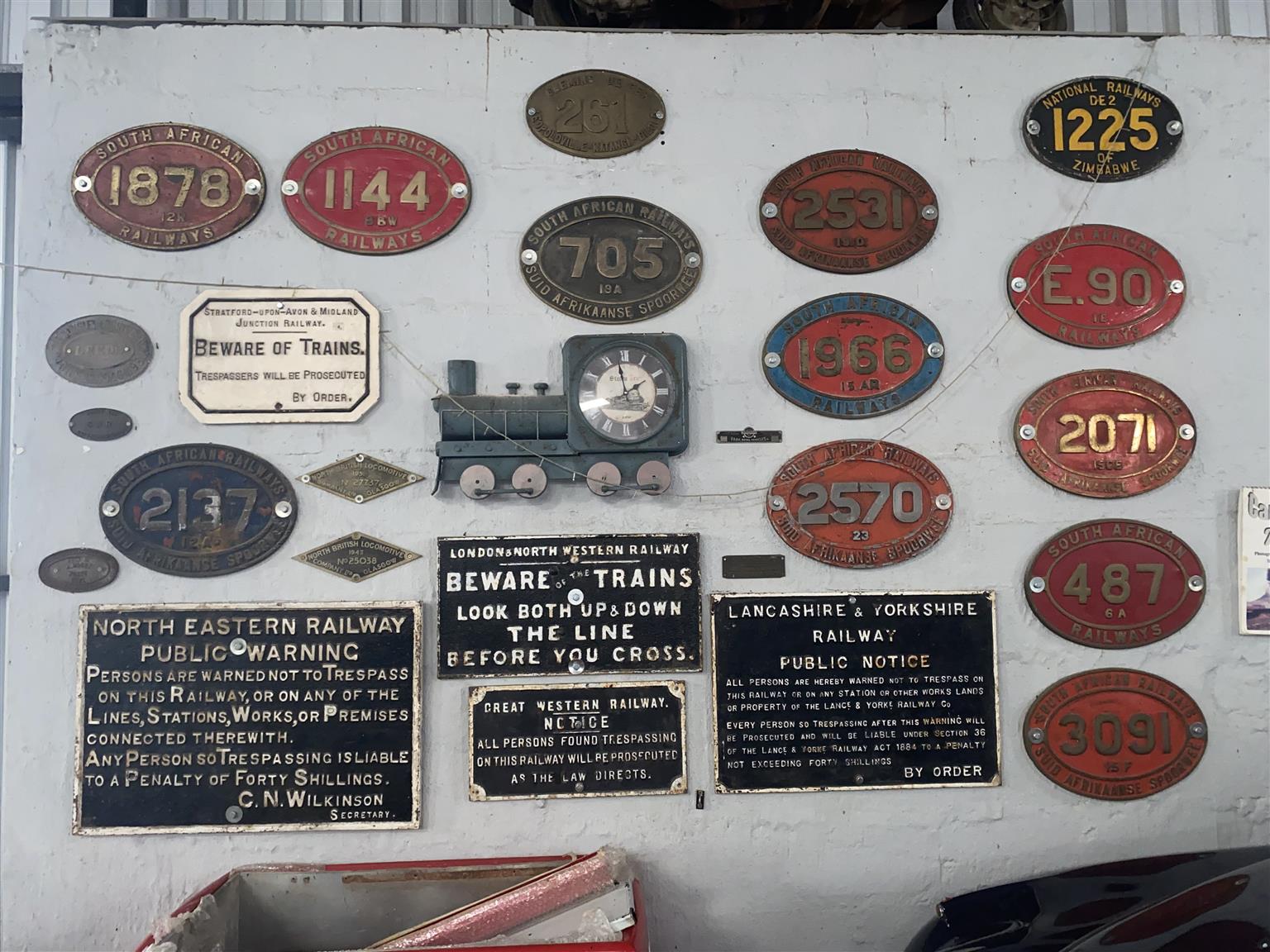Steam Loco Number Plate