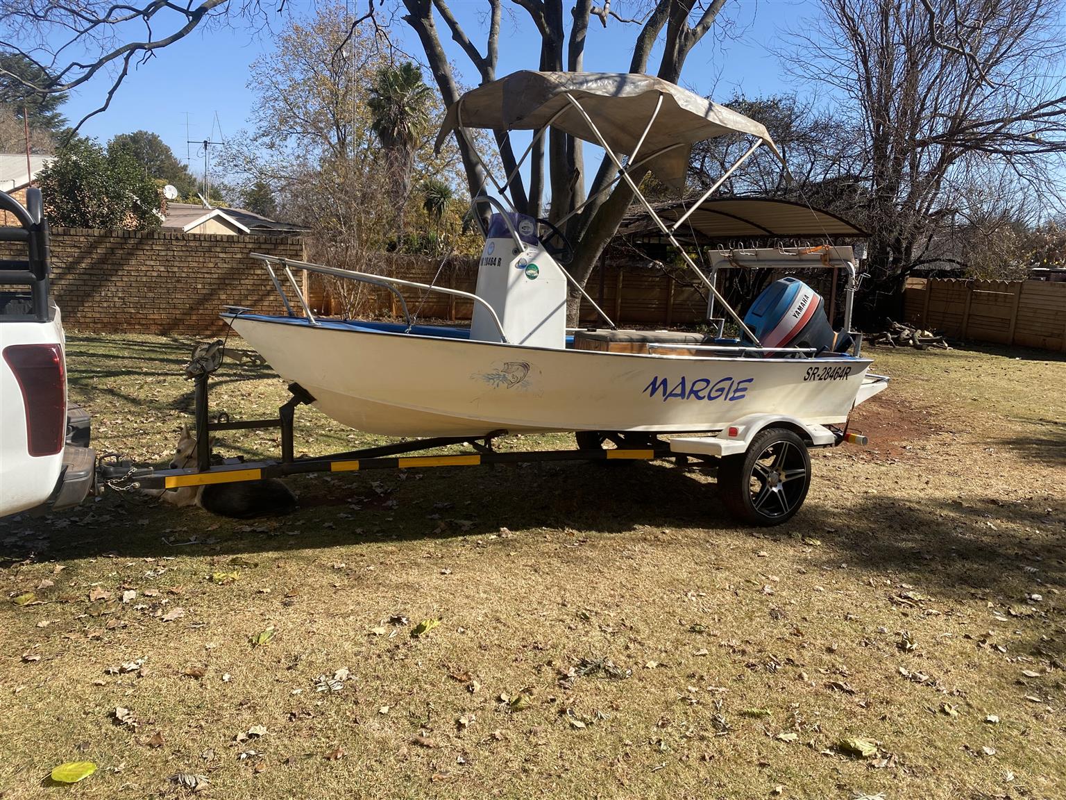 4M ST LUCIA SKI VEE WITH 55 YAMAHA NON TRIM AND TILT