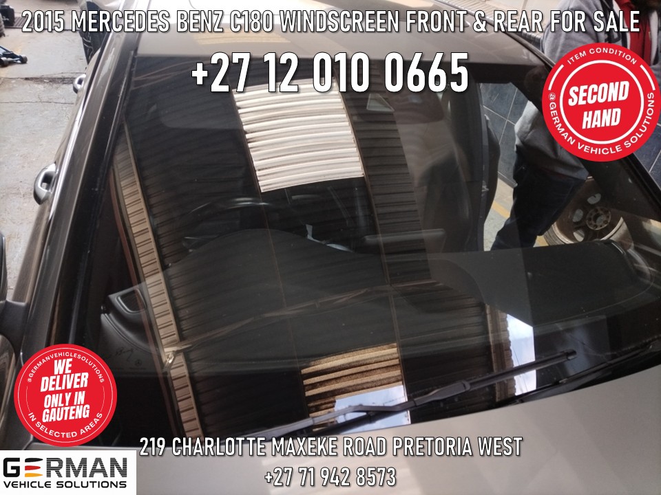 2015 Mercedes Benz c180 windscreen front & rear for sale suitable for w205 - Private Seller 2015 Mercedes Benz c180 windscreen front & rear for sale suitable for w205 - Private Seller