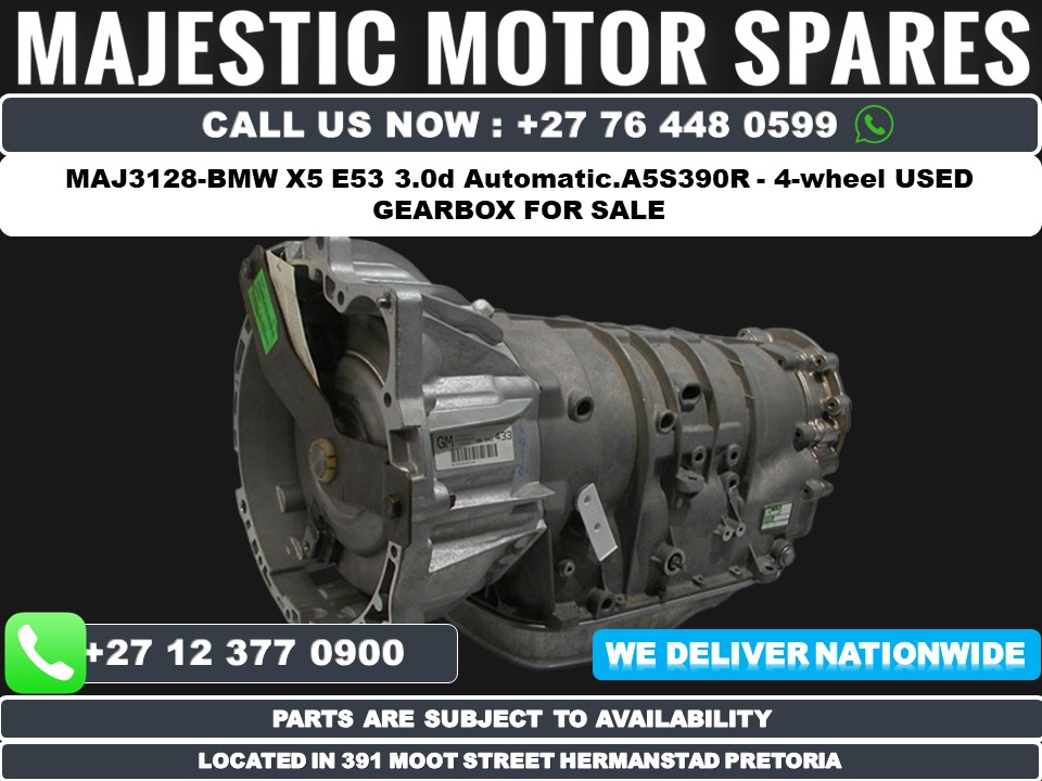 MAJ-3128 2007 Bmw X5 E53 3.0d A5S390R gearbox for sale - Private Seller MAJ-3128 2007 Bmw X5 E53 3.0d A5S390R gearbox for sale - Private Seller