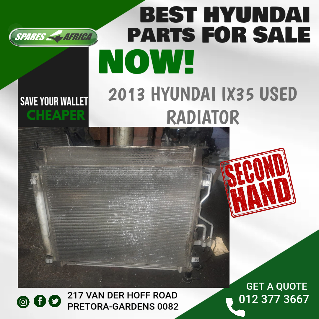 USED RADIATOR 2013 HYUNDAI iX35 - Private Seller USED RADIATOR 2013 HYUNDAI iX35 - Private Seller
