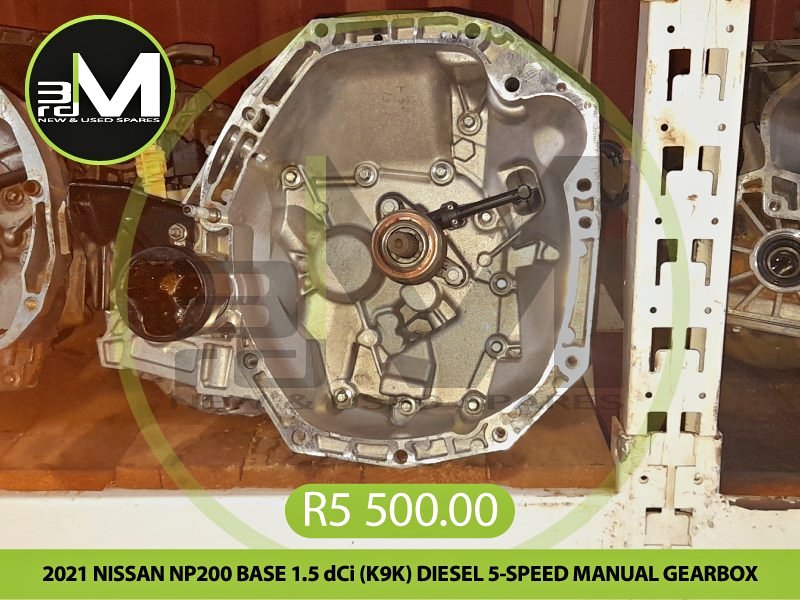 2021 NISSAN NP200 BASE 1.5 dCi (K9K) DIESEL 5-SPEED MANUAL GEARBOX