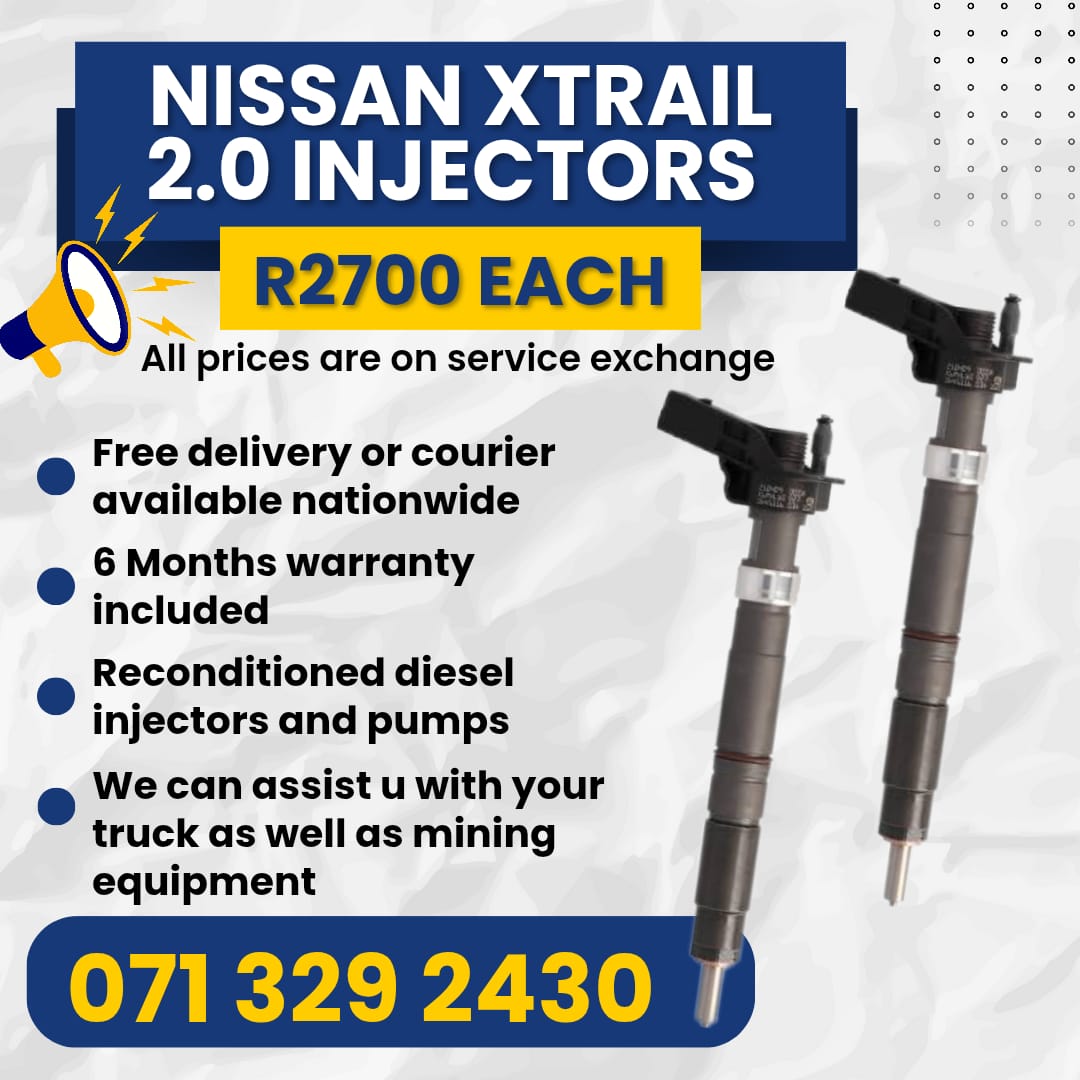 NISSAN XTRAIL 2.0 INJECTORS FOR SALE WITH WARRANTY INCLUDED - Private Seller NISSAN XTRAIL 2.0 INJECTORS FOR SALE WITH WARRANTY INCLUDED - Private Seller