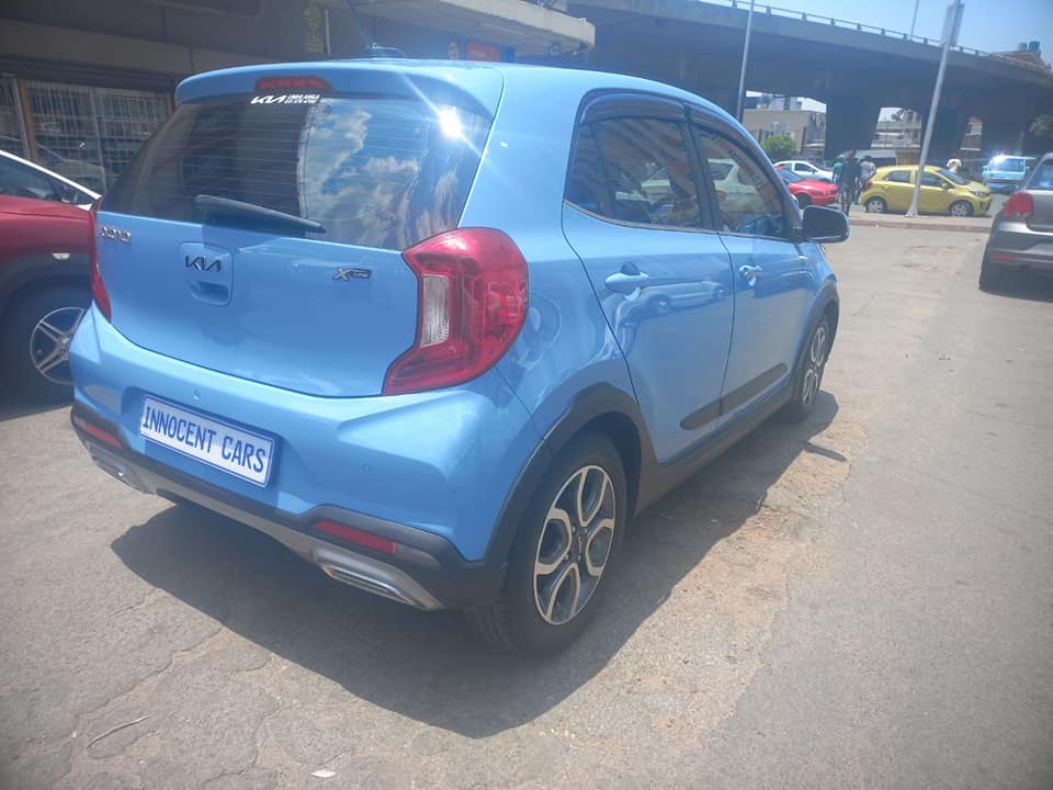 2022 KIA PICANTO 1.2 XLINE PETROL ENGINE, AUTOMATIC TRANSMISSION, SKY BLUE COLOUR, 20000KM