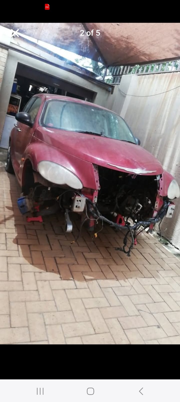 CHRYSLER PT CRUISER UNFINISHED PROJECT - Private Seller