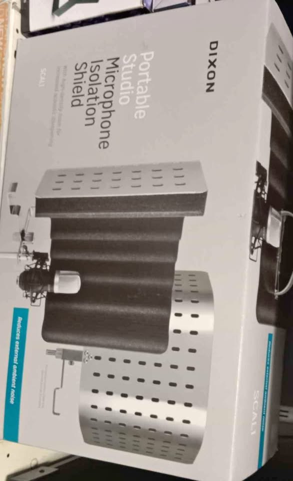 Dixon portable studio Microphone isolation shield Dixon portable studio Microphone isolation shield
