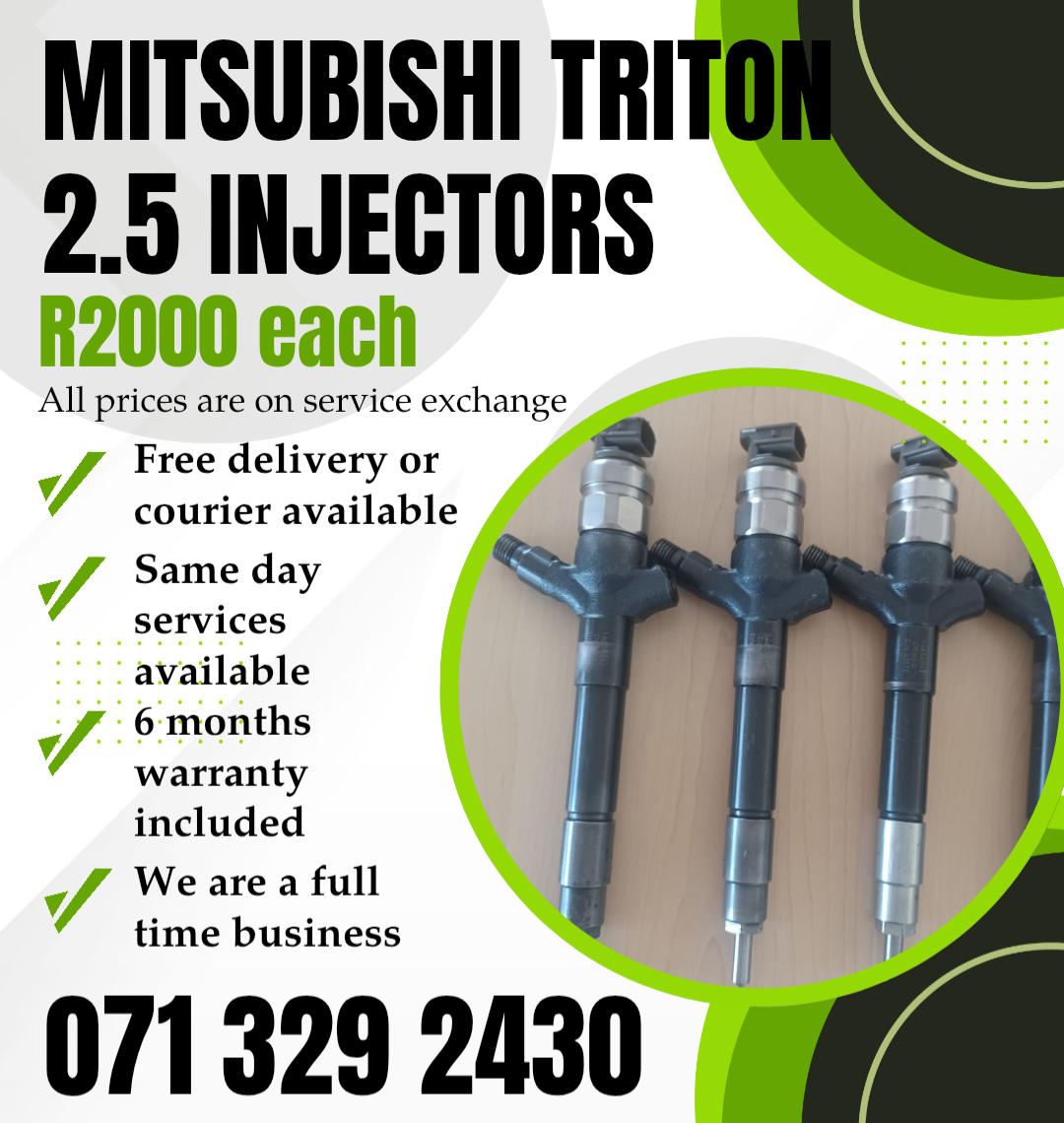 MITSUBISHI TRITON 2.5 DIESEL INJECTORS FOR SALE WITH WARRANTY
