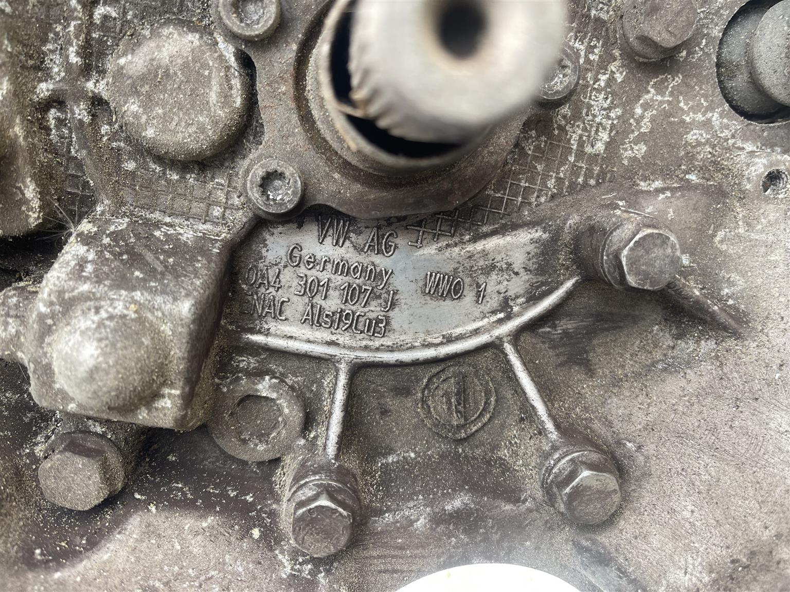 Vw gearbox six gear manua